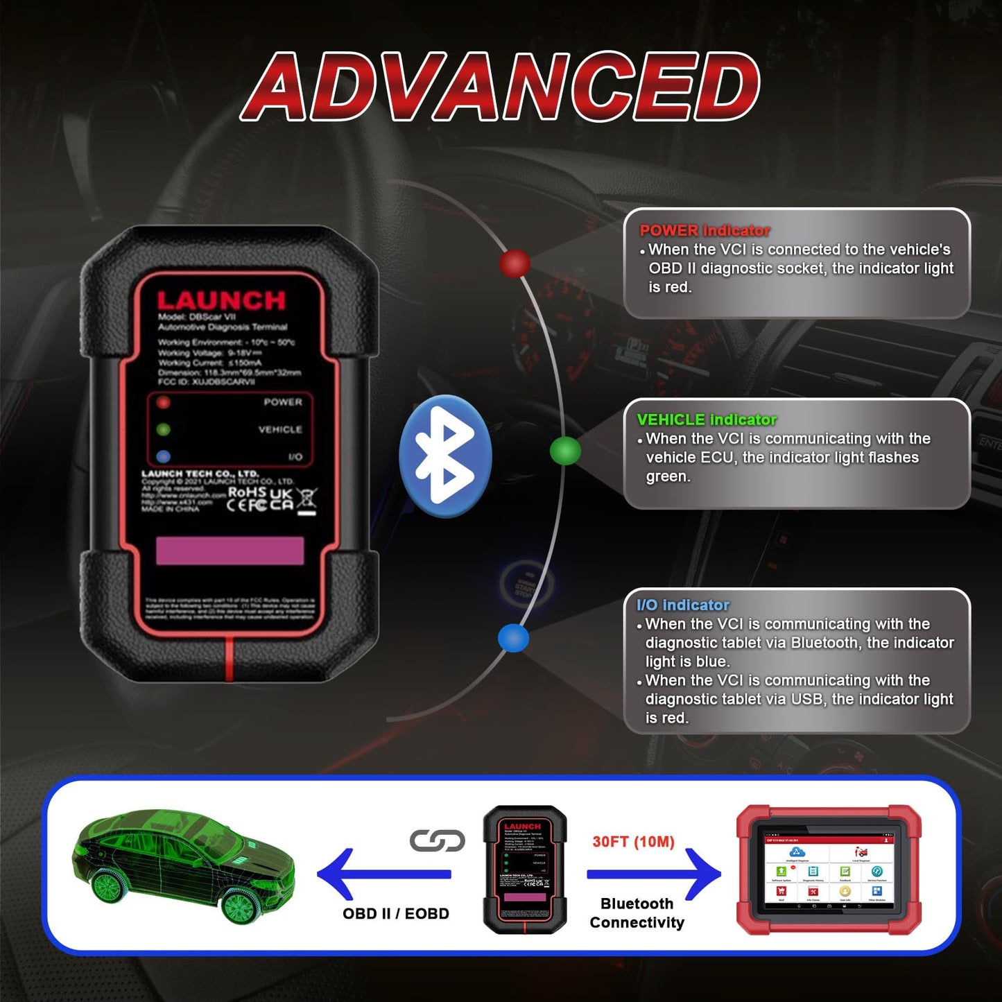 Launch Scan Tool X431 CRP919MAX Wireless Bidirectional Tool, All System Diagnosis Scanner, 31+ Service Functions, Code Assist, ECU Coding, FCA AutoAuth, V.A.G Guided, CANFD/DOIP, 2 Years Free Update