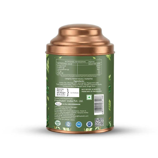 Aaurash Lungs Cleanser Herbal Tea | Breathing Comfort & Detox Support Tea | Supports Respiratory Wellness & Natural Detox | Caffeine-Free Herbal Tea